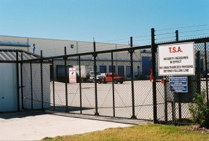 Chain Link Gate that provides more protection than wrought iron