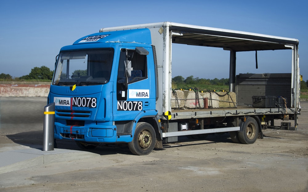 blue surface mount truck size