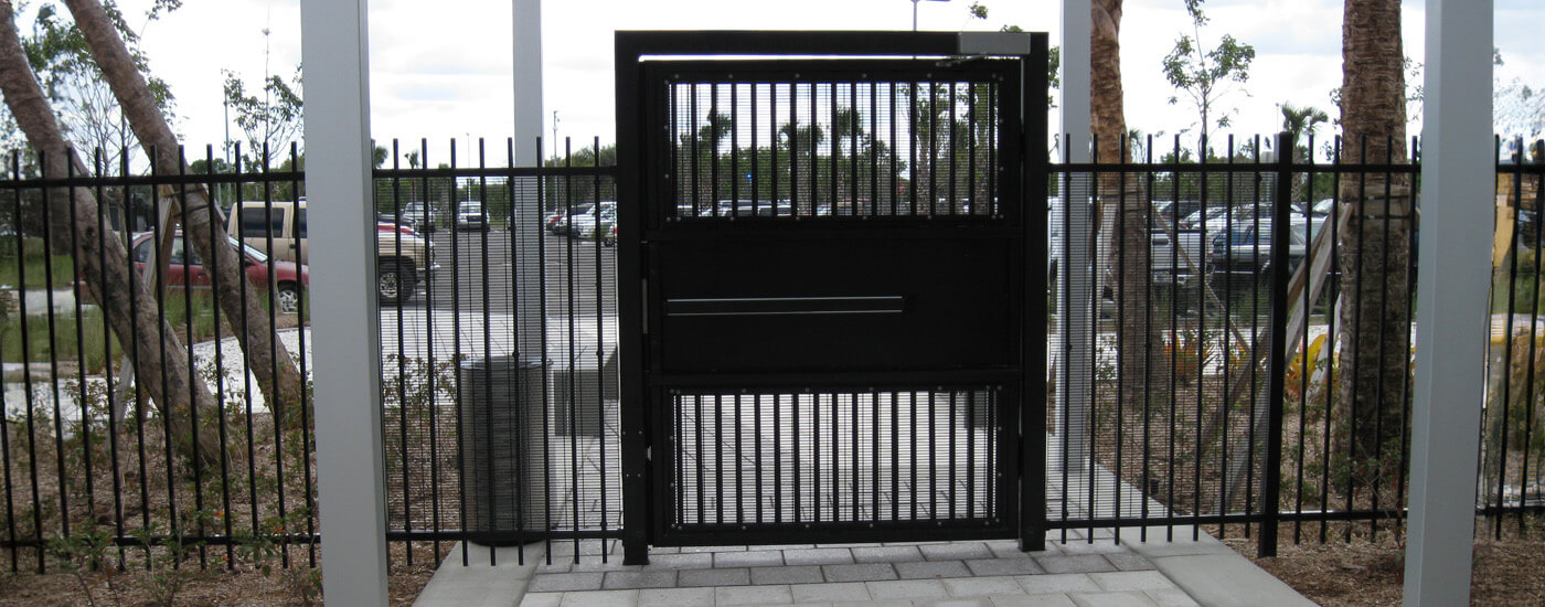 2150 style A pedestrian gate