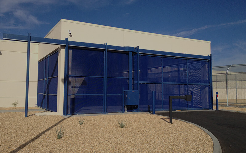 Pedestrian portal at correctional facility