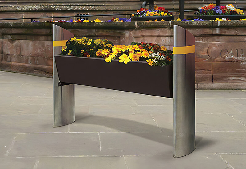 Truckstopper 6-30 removable or fixed bollards planter