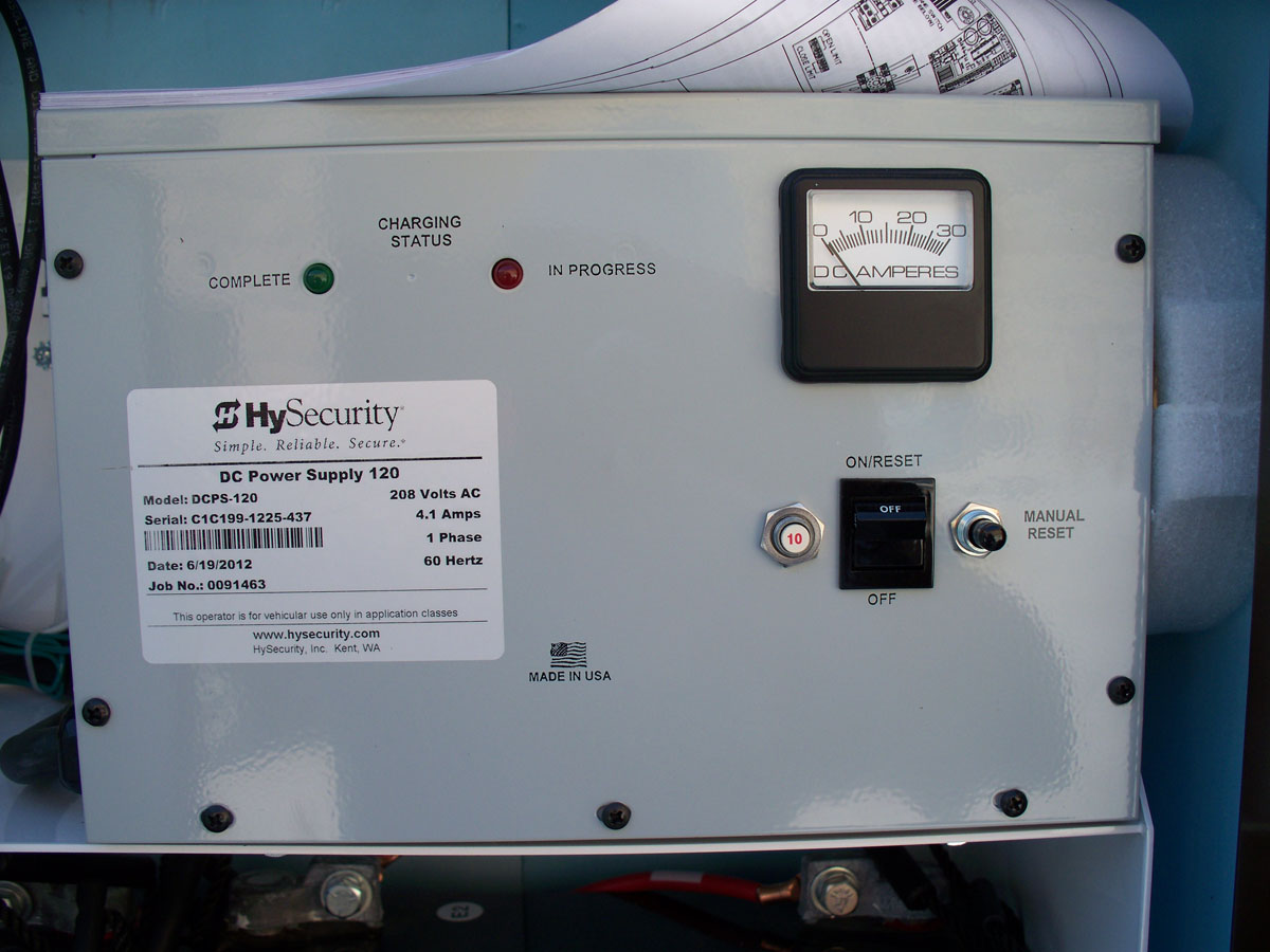 Philadelphia Museum of Art gate battery charger