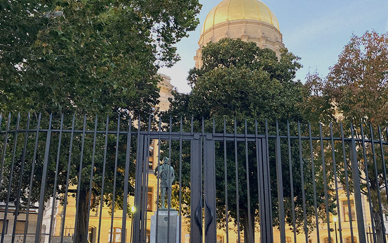 Georgia State Capitol gate