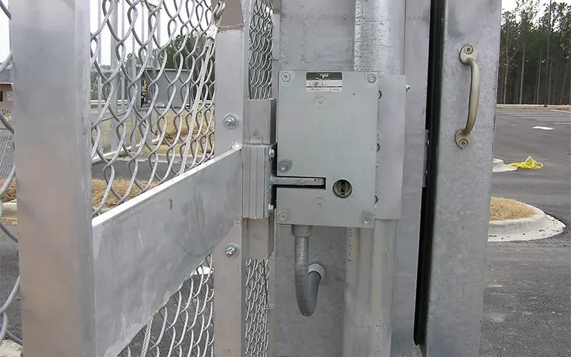 Operator system in a commercial security gate.