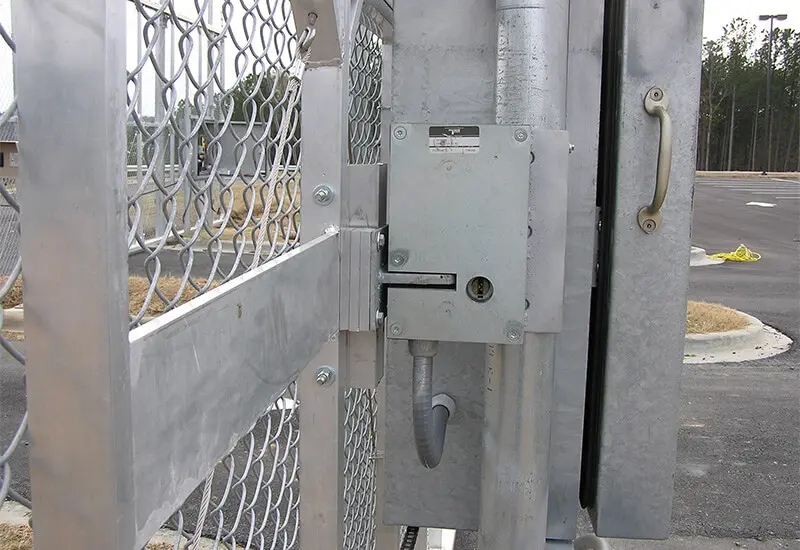 Operator system in a commercial security gate.