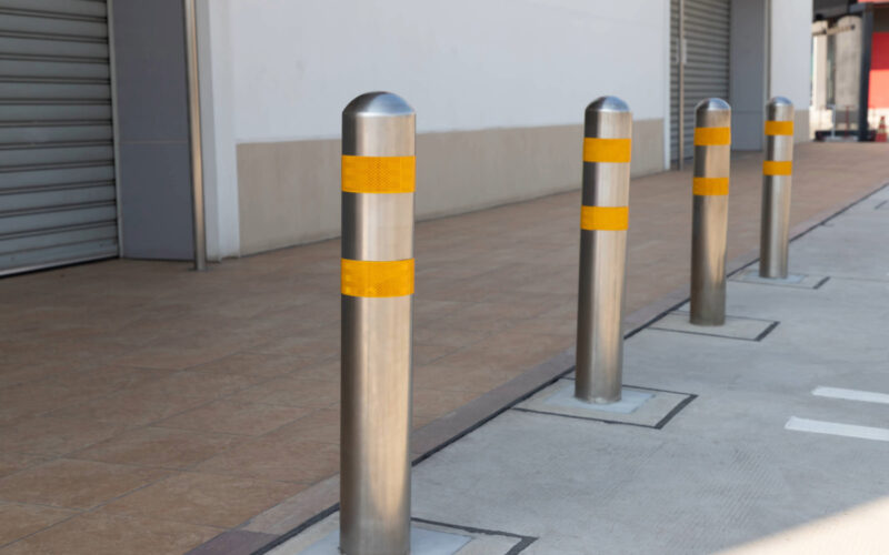 Crash rated bollards help to protect public and private properties as a means of perimeter security.